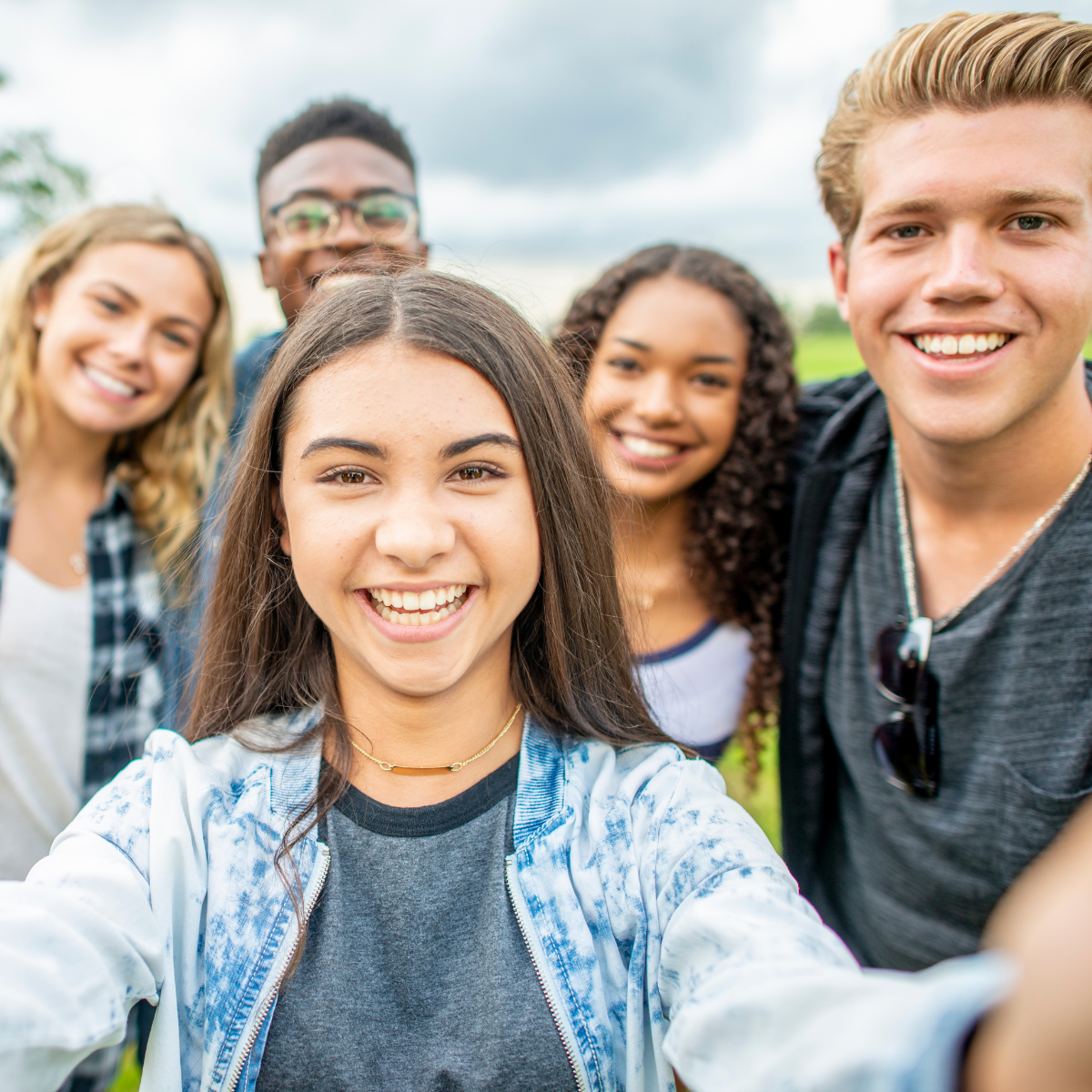 youth smiling